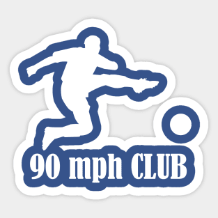 SOCCER - 90 mph CLUB Sticker